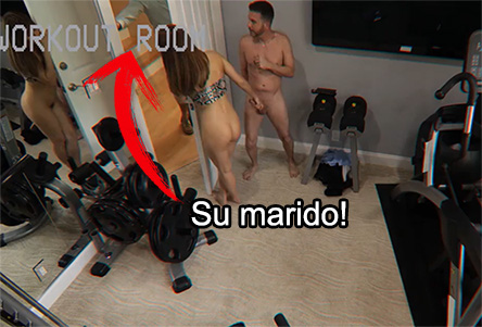 Su entrenador personal la pone en forma follando con ella